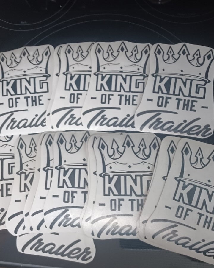Limited edition vinyl car decal ( black )