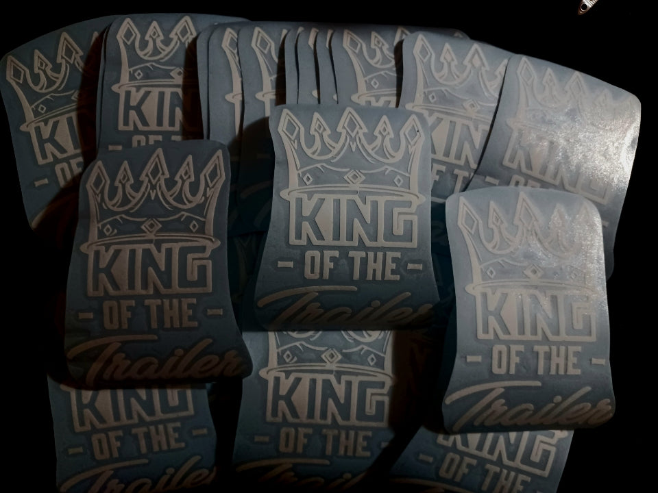 Limited edition vinyl car decal ( white )